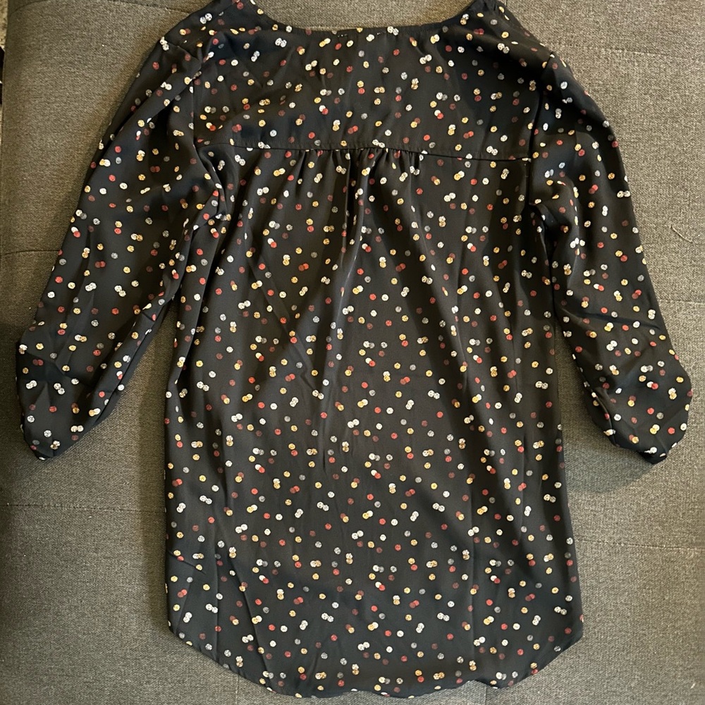 Dressy Maurice’s Polka Dot Blouse